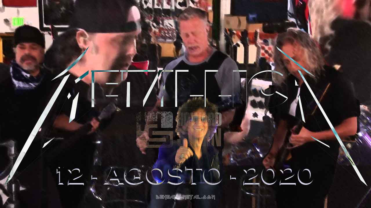 Metallica se une en local de ensayo por primera vez en 2020 en el Programa de Howard Stern